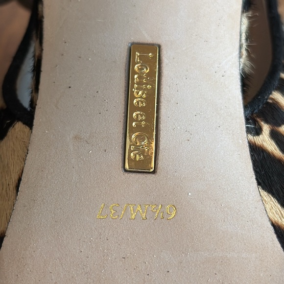 Louise et Cie Cow Hair & Leather Animal Print Shooties - Size 6.5 - Picture 6 of 7